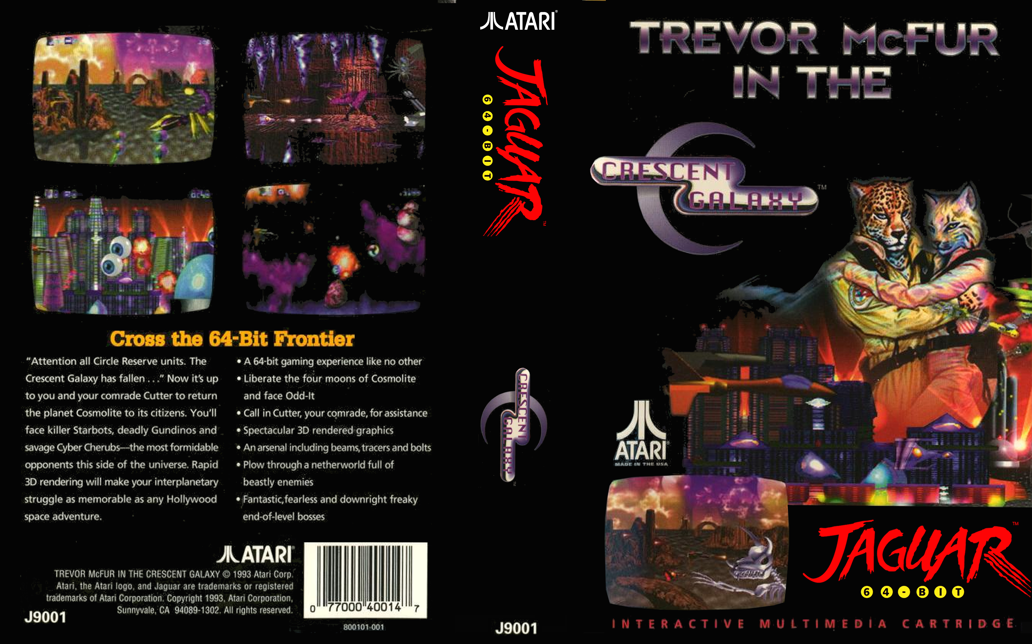 Trevor McFur In the Crescent Galaxy (Atari Jaguar) (gamerip) (1993